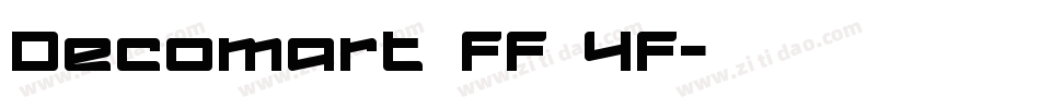 Decomart FF 4F字体转换